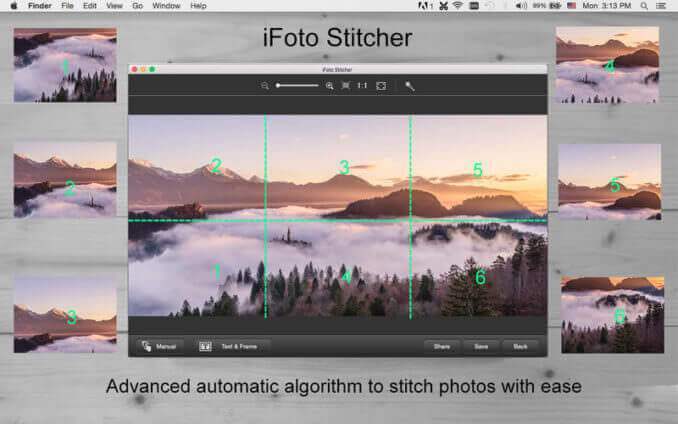 Panoramic stitching software for mac